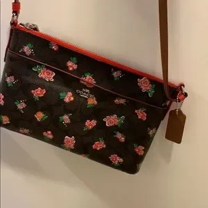 Coach | Bags | Coach Purse With Roses | Poshmark